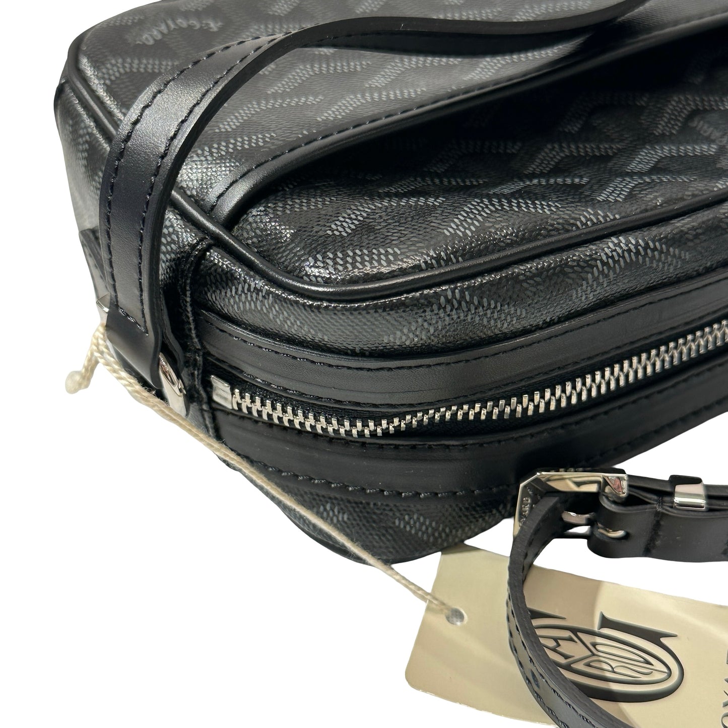 Used Goyard Canvas Coated Canvas Camera Camera Bag Black PHW