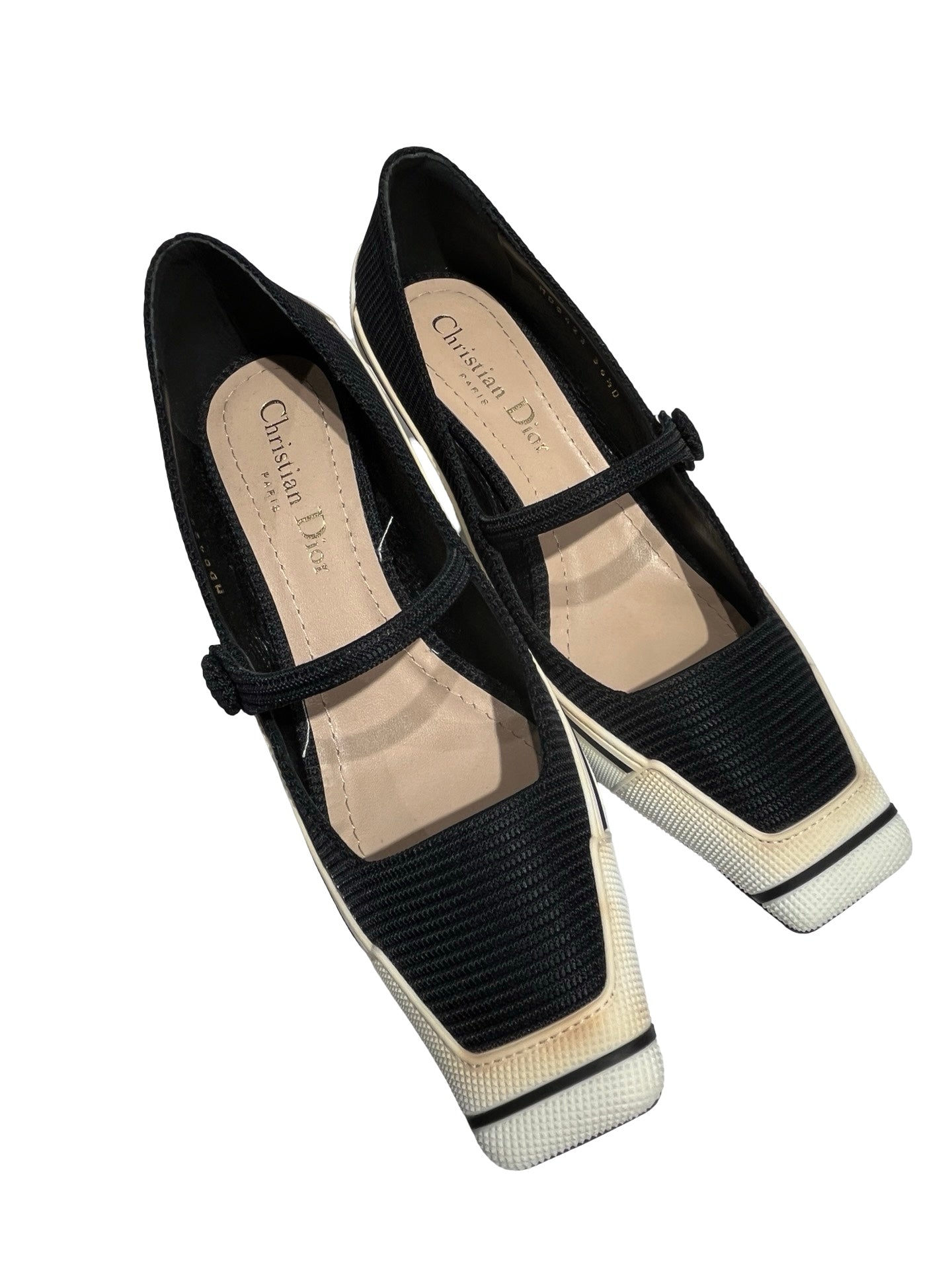 Used DIOR High Heels Shoes Black White