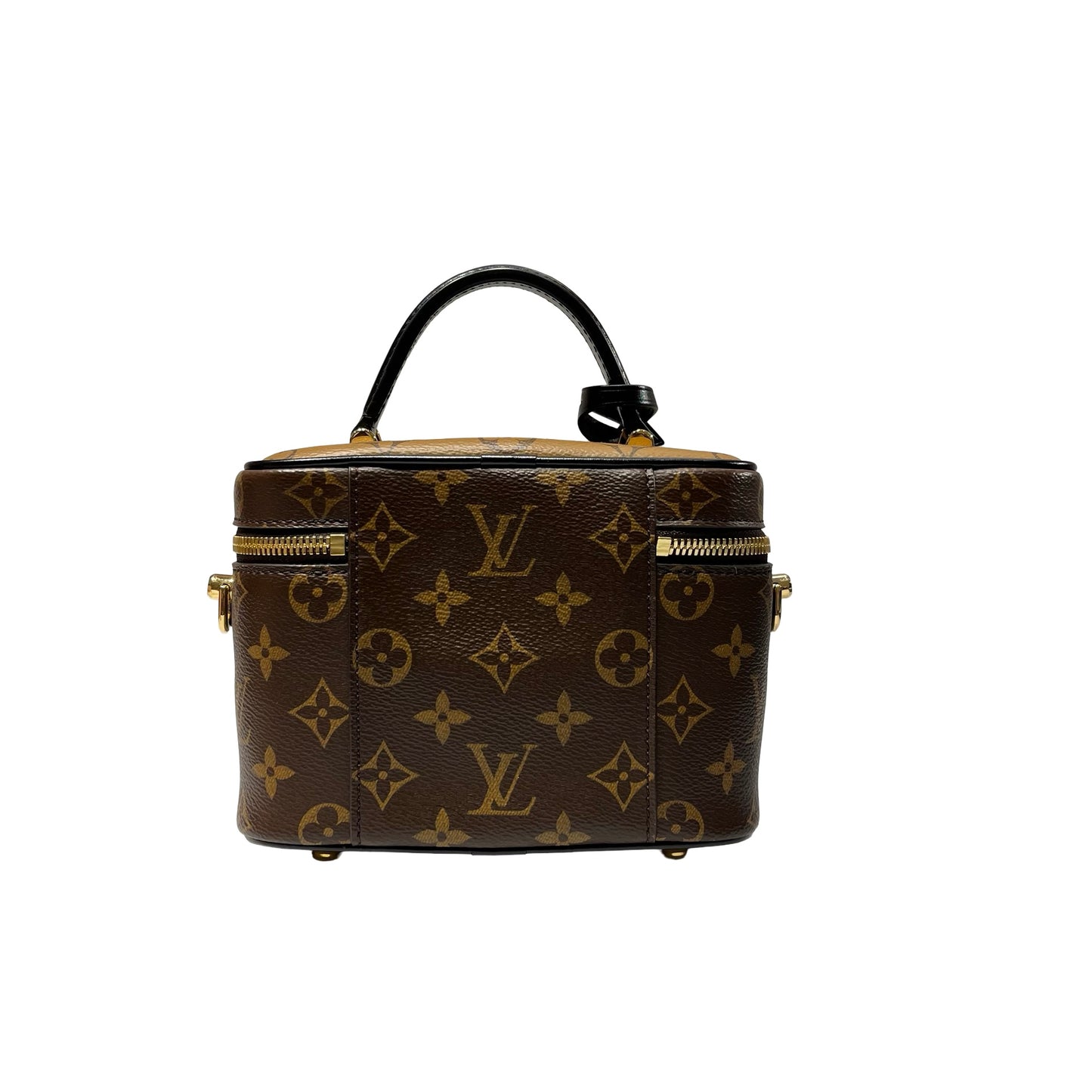 Used LOUIS VUITTON Vanity Case Cross Body Bag Brown GHW