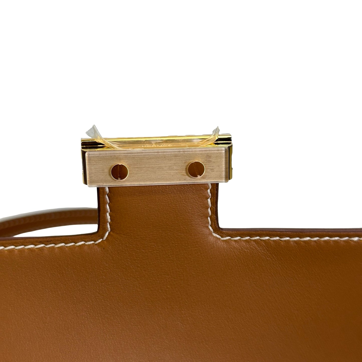 Used HERMES Epsom Constance Mini Shoulder Bag 37 Gold GHW