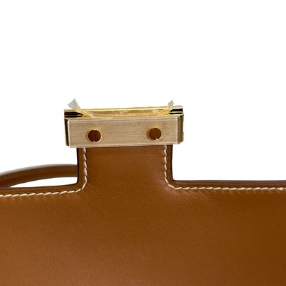 Used HERMES Epsom Constance Mini Shoulder Bag 37 Gold GHW