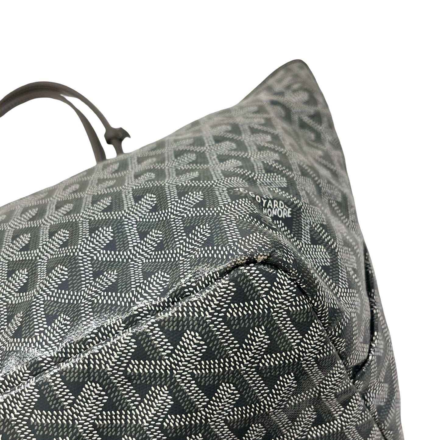 Used Goyard Canvas Tote PM Tote Bag Gray