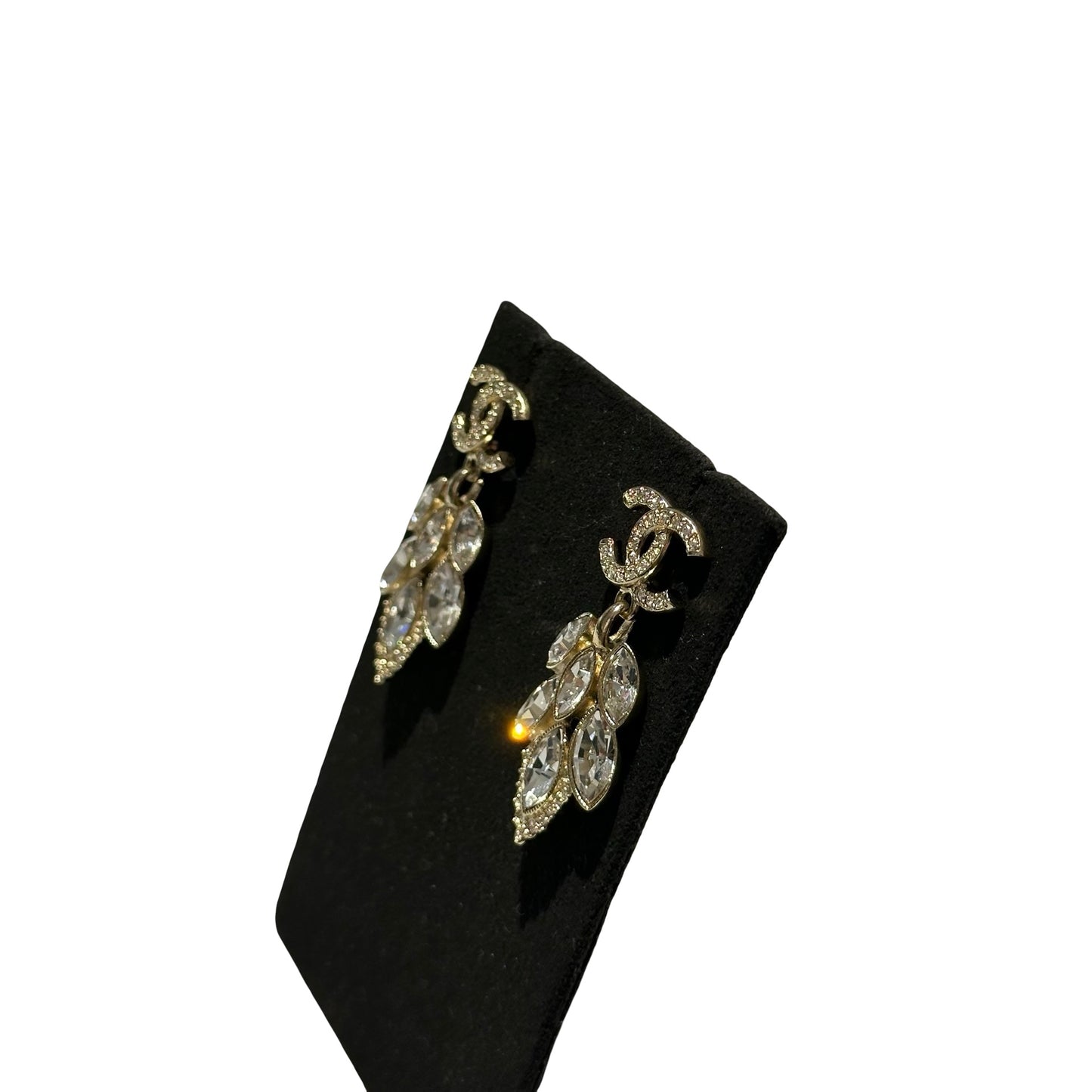 Used Chanel Earrings Gold