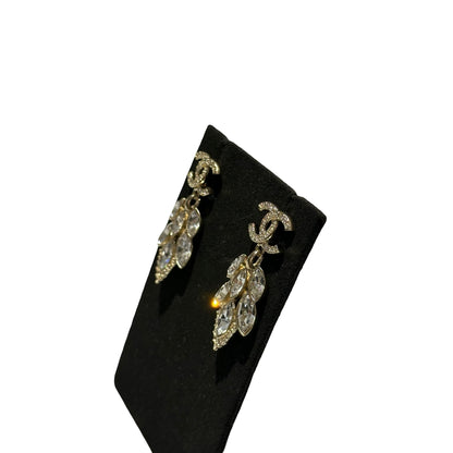 Used Chanel Earrings Gold