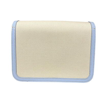Burberry TB Cross Body Bag Light Blue White GHW