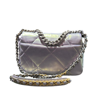 Used CHANEL 19 Small Shoulder Bag Symphony PHW