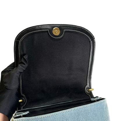 Used SEE BY CHLOE Denim Hana Shoulder Bag Blue