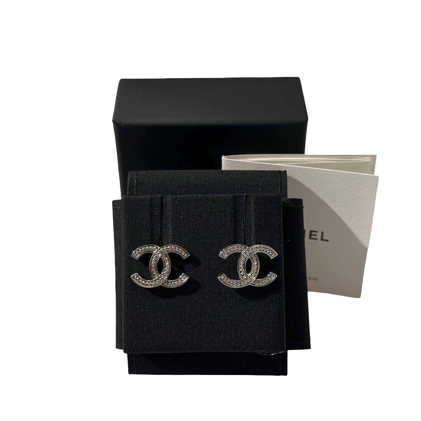 Used CHANEL Yellow Gold Earrings PHW