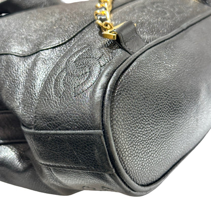 Used CHANEL Backpack Black GHW