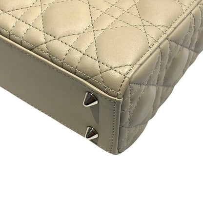 Used DIOR Lady Dior Handbag Beige