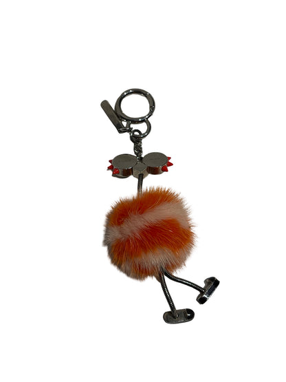 Used FENDI Key Charm Accessories Orange