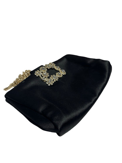 Used ROGER VIVIER Clutch Clothes Black