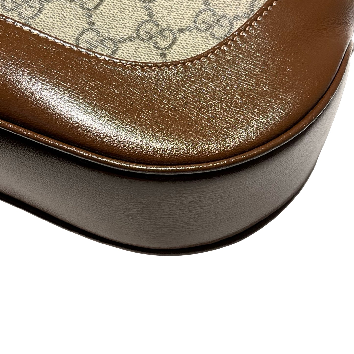 Used GUCCI Shoulder Bag Brown GHW