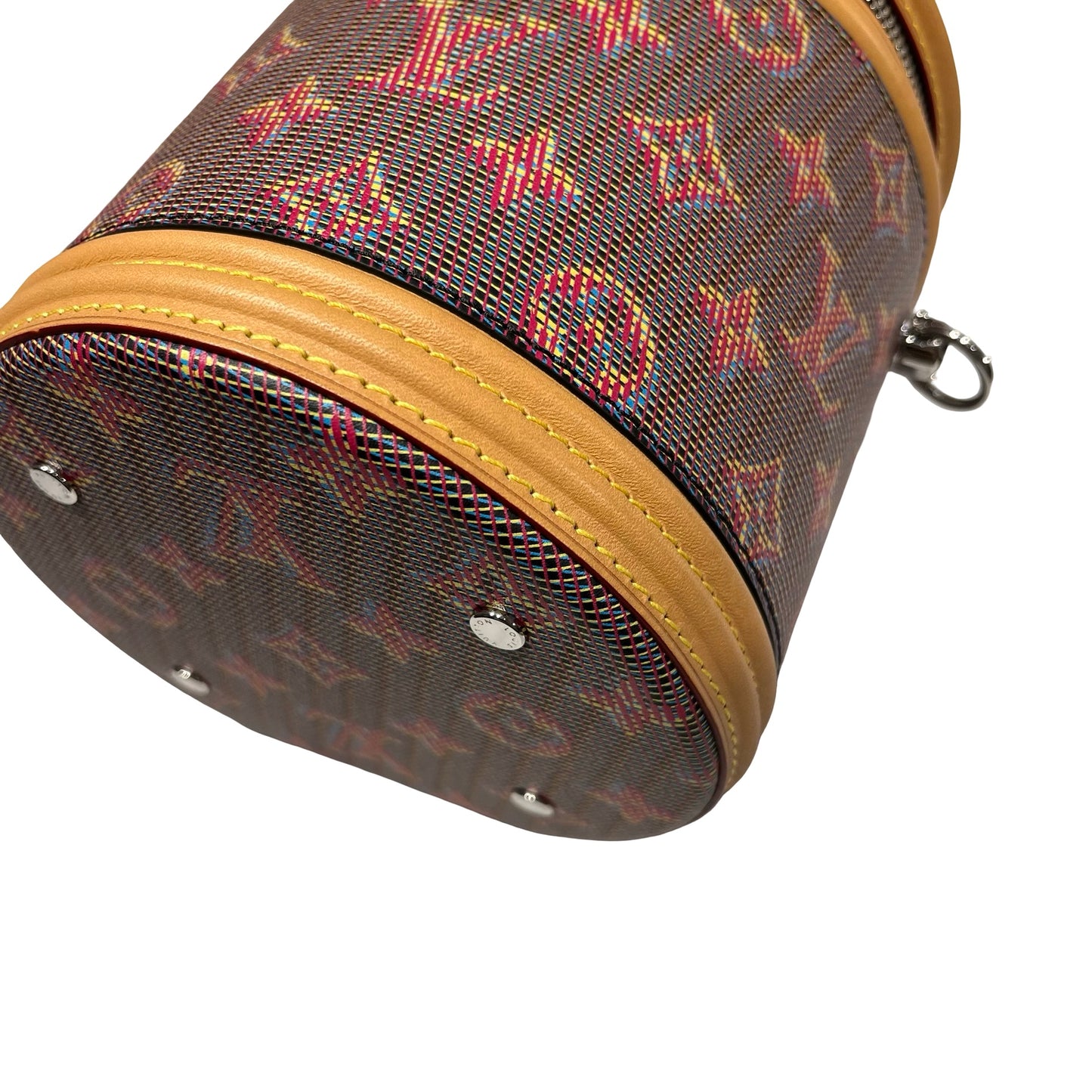 Used LOUIS VUITTON LIMITED EDITION BUCKET Cross Body Bag Brown GHW