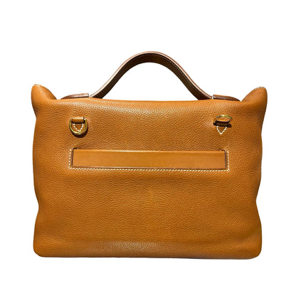 Used HERMÈS Clemence leather 24/24 29 馬鞍皮 Shoulder Bag GHW Gold