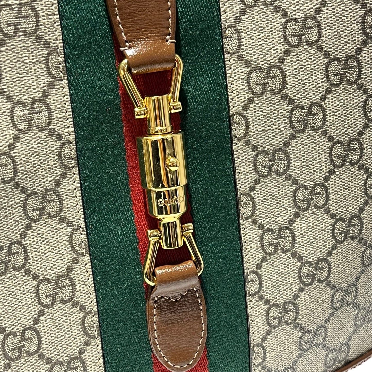 Used GUCCI Shoulder Bag Brown GHW