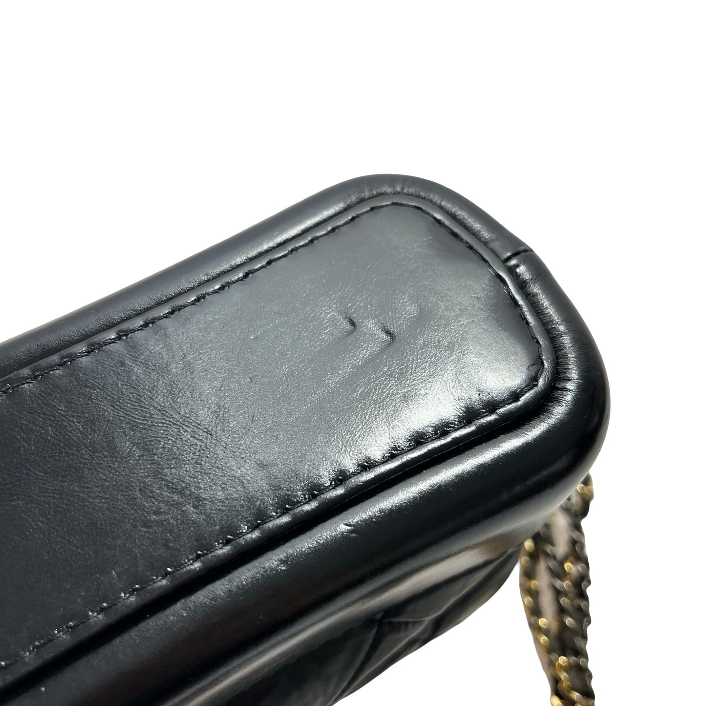 Used CHANEL Gabrielle Chain Shoulder Bag Black