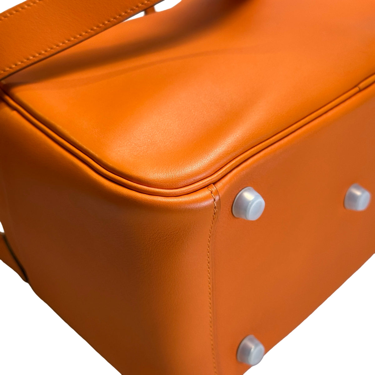 Used HERMES Lindy 26 Crossbody Bag Orange