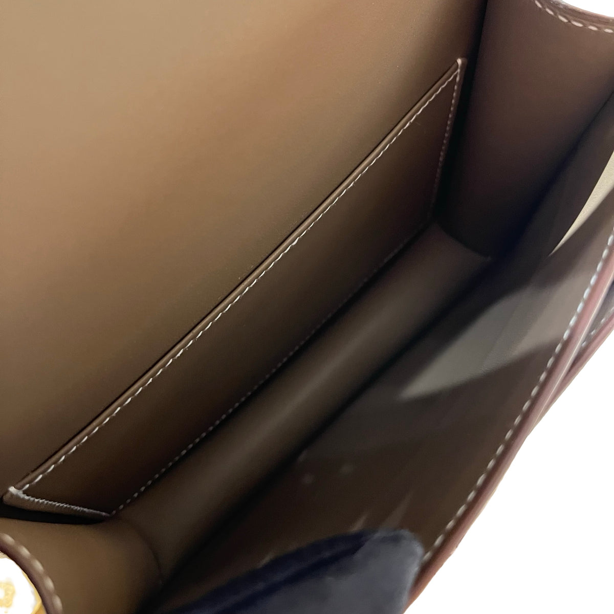Brand New HERMES Epsom Constance Shoulder Bag Etoupe