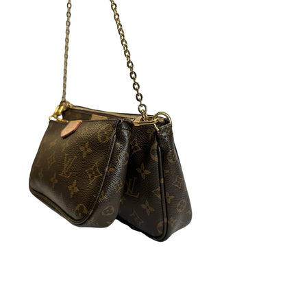 Used LOUIS VUITTON Monogram Multi Pochette Accessories Cross body bag Brown