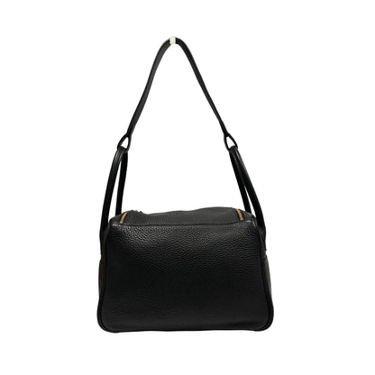 Used Hermès TC Shoulder Bag Black GHW