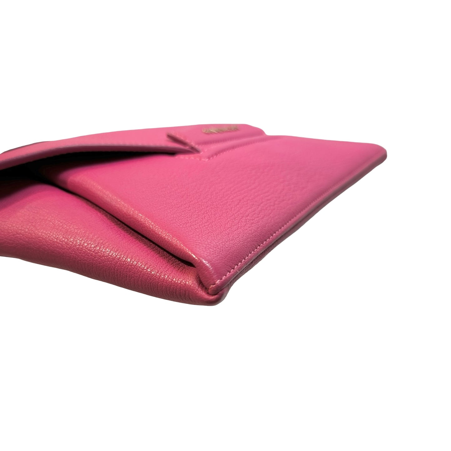 Used GIVENCHY Leather Antigona Envelope Pouch Pink
