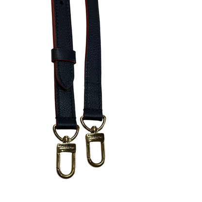 LOUIS VUITTON Monogram Empreinte Pochette Metis Crossbody Bag Navy Blue Red GHW