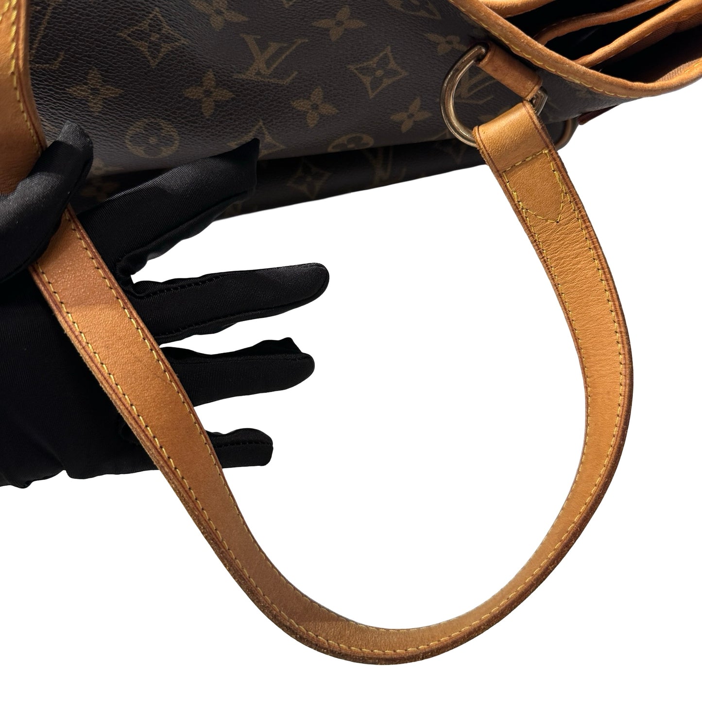 Used LOUIS VUITTON Canvas Tote Bag Monogram GHW