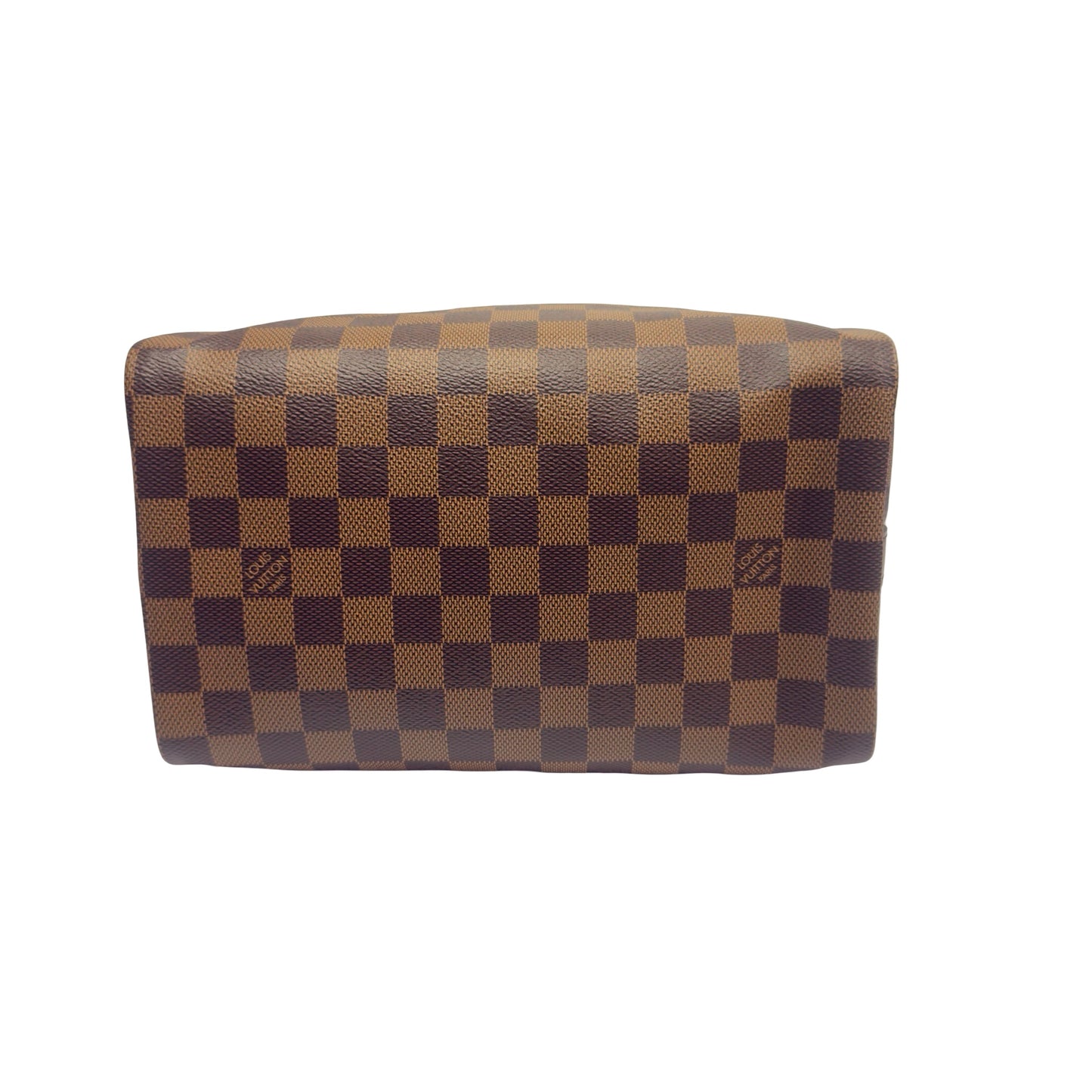 Brand New LOUIS VUITTON Damier Ebene Speedy 25 Handbag Brown，GHW
