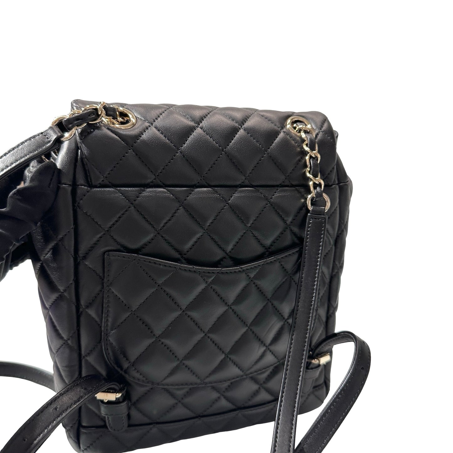 Used CHANEL Lambskin Leather Backpack