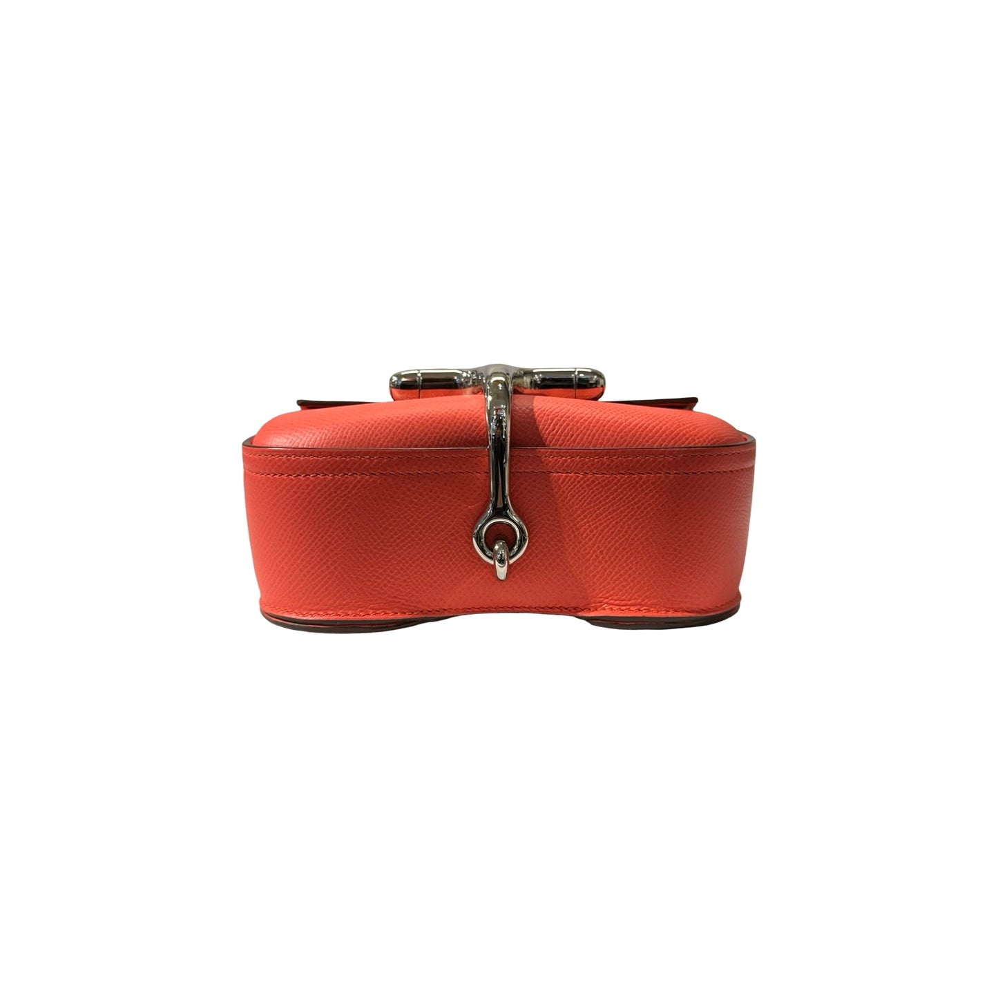 Used HERMÈS Epsom leather MINI DELLA Shoulder Bag 0E Rose Texas