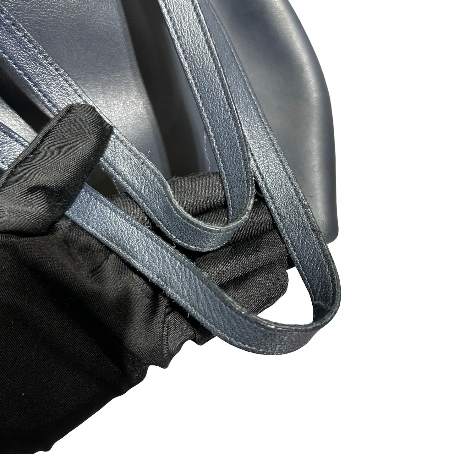 Used SAINT LAURENT East/West Supple Leather Shopping Bag Black GHW