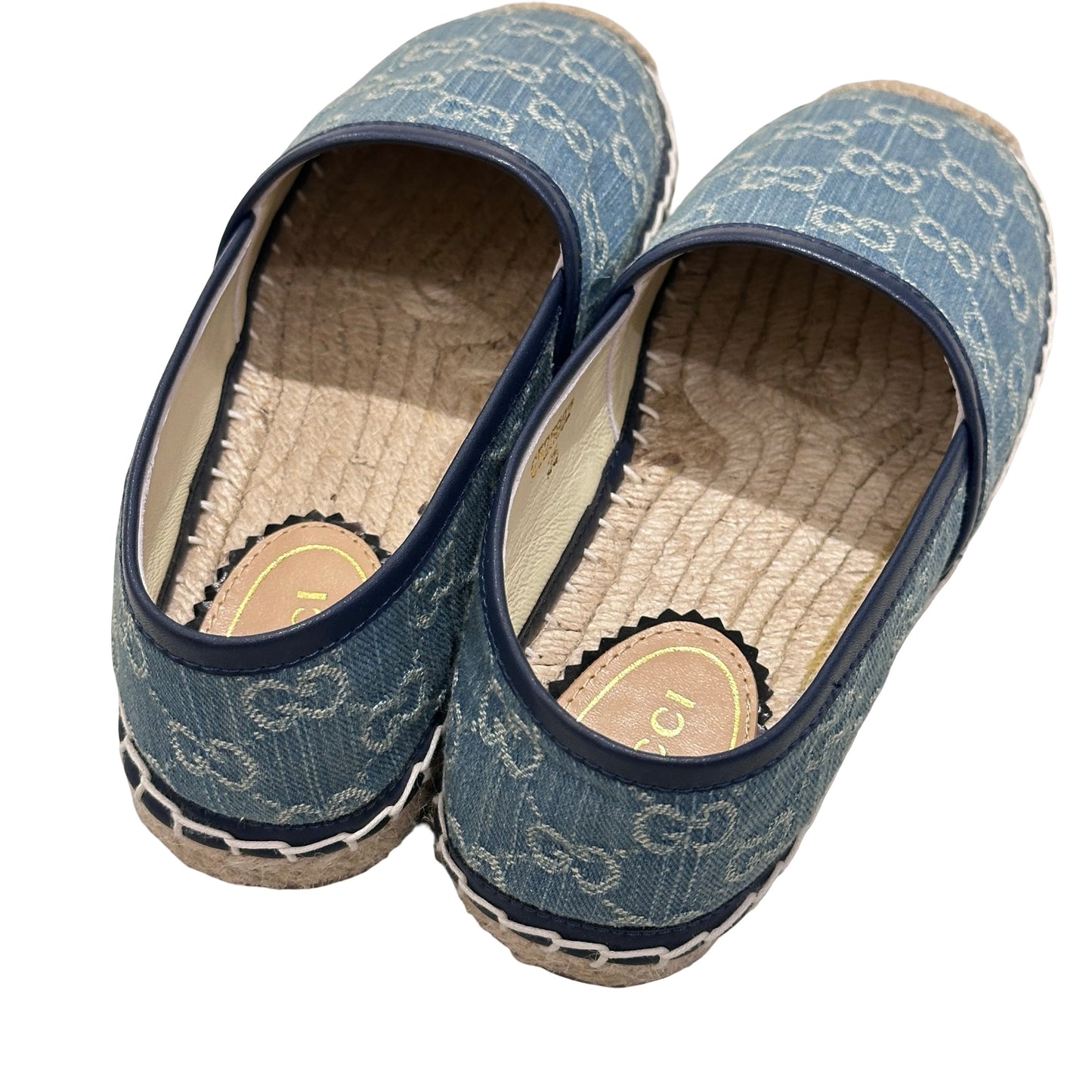 Used GUCCI DENIM SHOES Shoes Blue