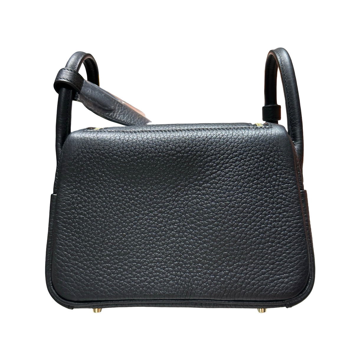 Brand New HERMES Clemence Lindy Mini Handbag Black