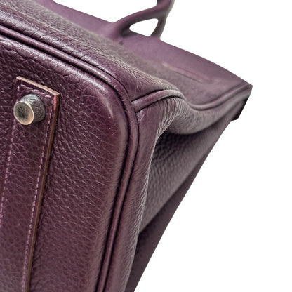 Used Hermès Birkin Handbag Purple PHW