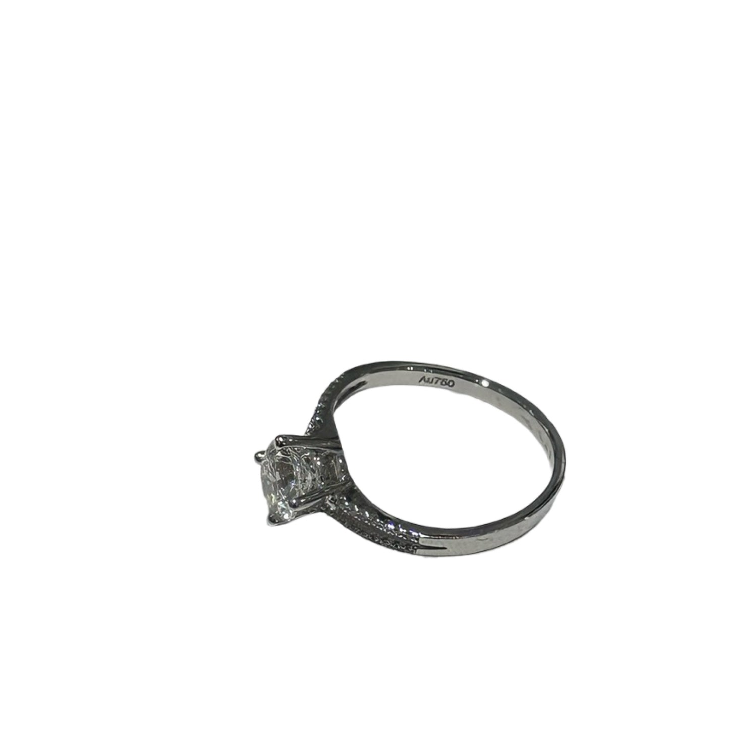Used NO BRAND Diamond Ring Silver