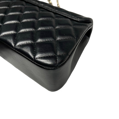 Used CHANEL Cross Body Bag Black GHW