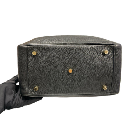 Used Hermès TC Shoulder Bag Black GHW
