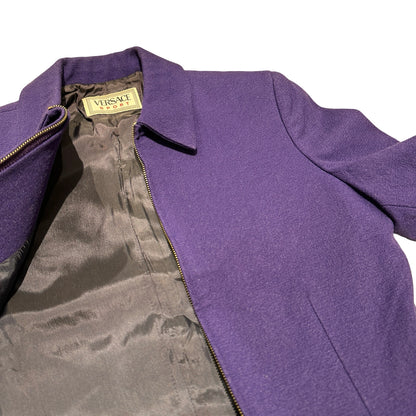 Used VERSACE Jacket Purple Jacket Jacket Purple