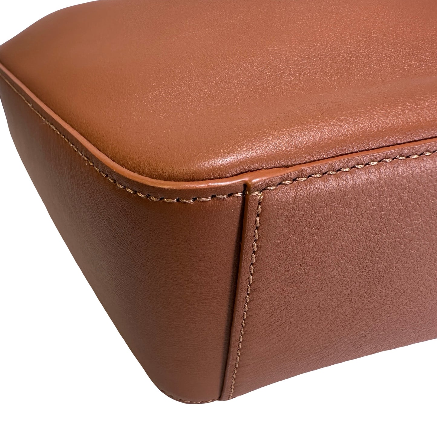 Used LOEWE Basket Bag Shoulder Bag Brown PHW