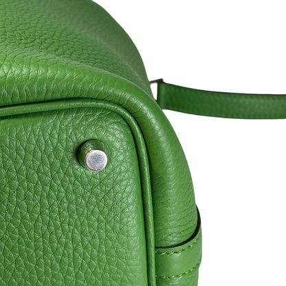 Brand New HERMES Clemence Picotin Lock Bucket Bag Green