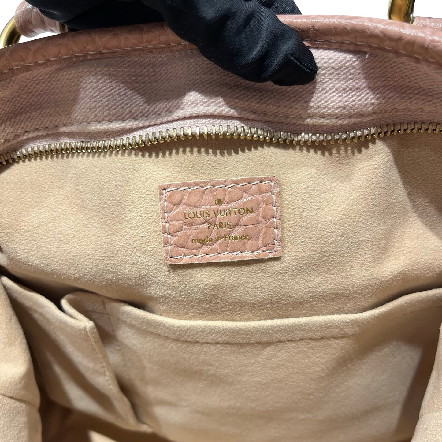 Used LOUIS VUITTON Monogram Denim Denim Pink Tote Bag Pink GHW