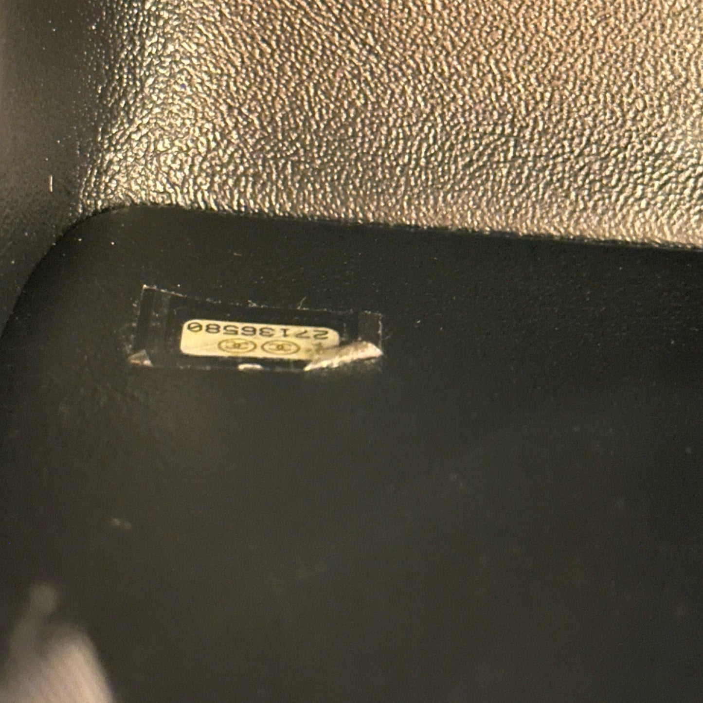 Used CHANEL Lambskin Leather Mini flap 17cm Cross Body Bag Black PHW