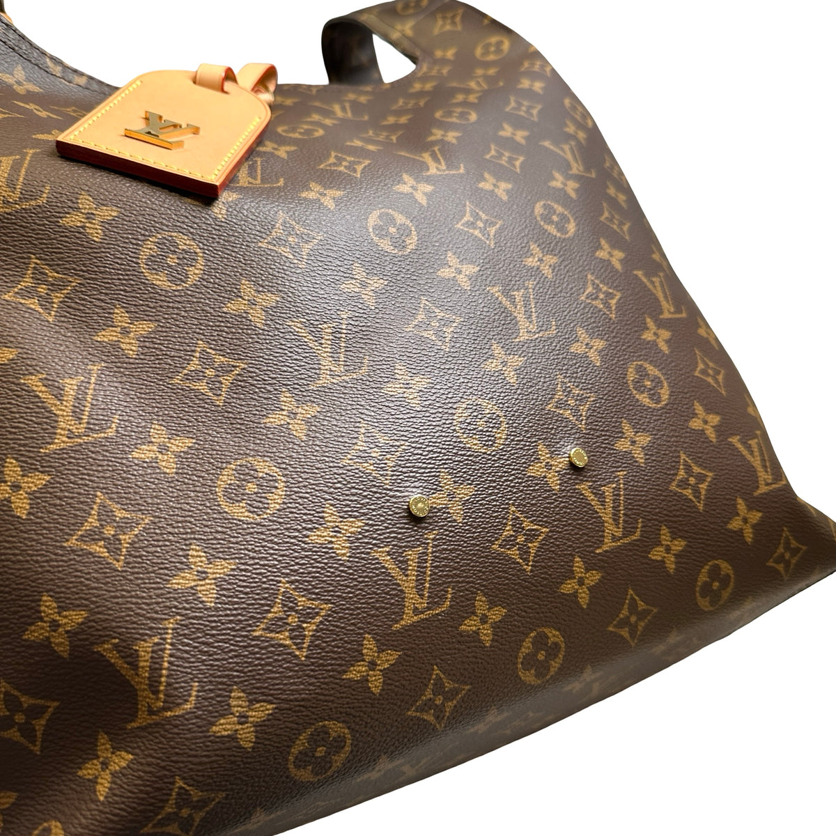 Used LOUIS VUITTON Monogram Tote Handbag Brown