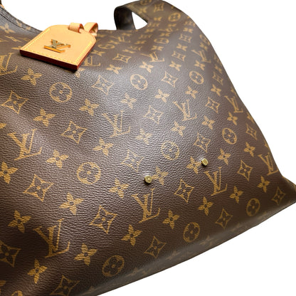 Used LOUIS VUITTON Monogram Tote Handbag Brown