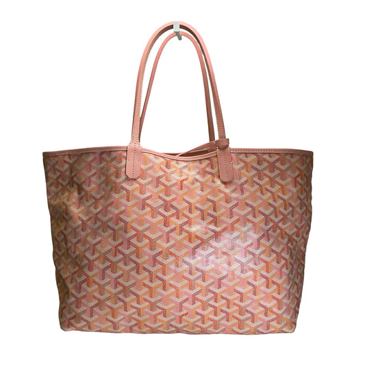 Used GOYARD Goyardine Saint Louis Tote Bag Pink