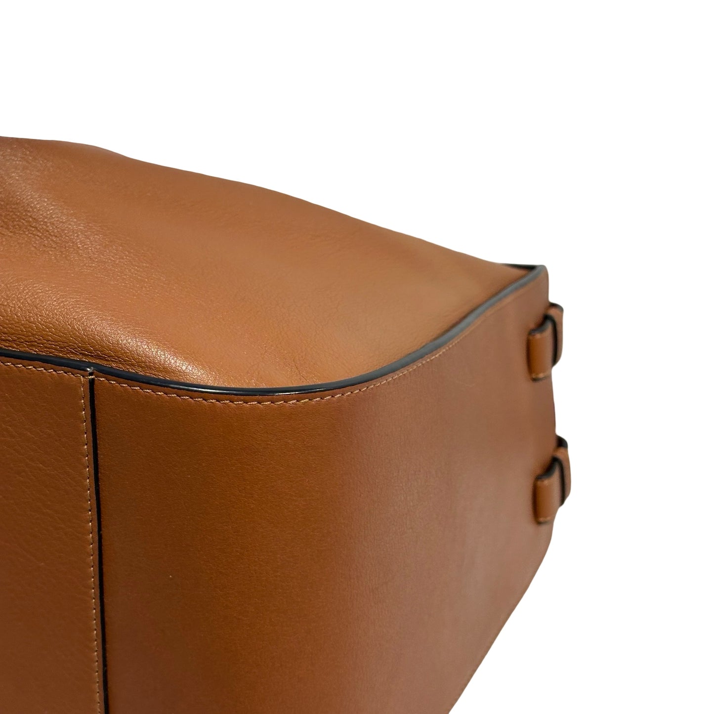 Used LOEWE Leather Hammock Shoulder Bag Tan
