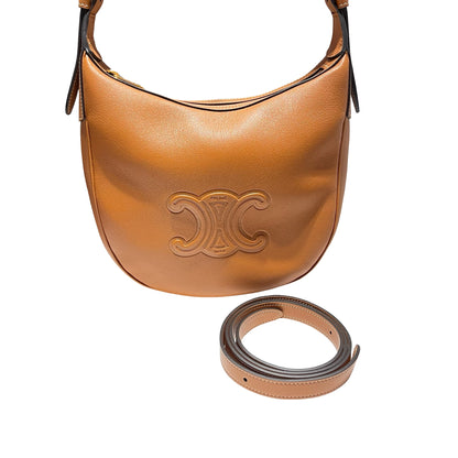 Used CÉLINE Heloise Shoulder Bag Brown GHW