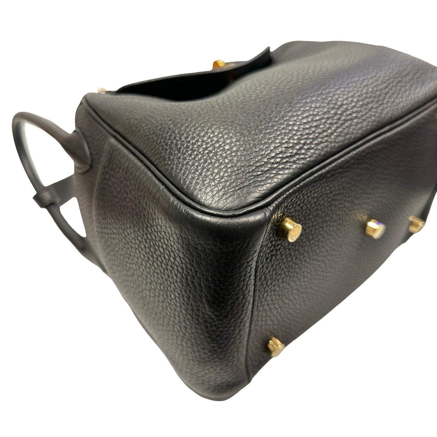 Used Hermès TC Shoulder Bag Black GHW