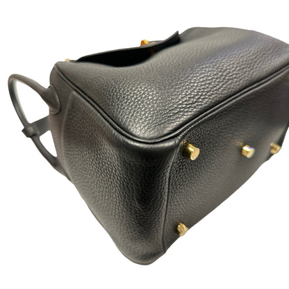Used Hermès TC Shoulder Bag Black GHW